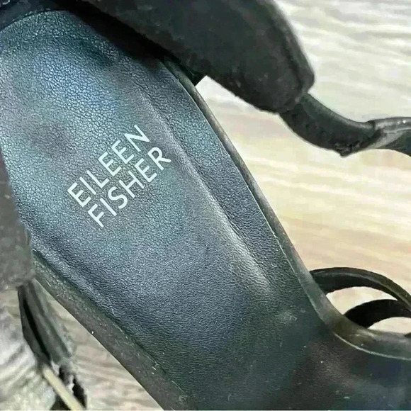 Eileen Fisher Vero Cuoio Double Strap Sandals - Picture 6 of 11